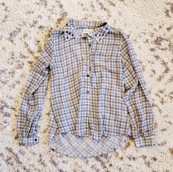 DREAM OUT LOUD | plaid long sleeve shirt - Picture 1 of 3